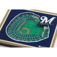 thumbnail image 3 of YouTheFan MLB 3D Stadium View Coasters, Assorted Teams, 3 of 3