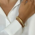 thumbnail image 5 of Cuff Bangle Bracelet in 14K Gold, 5 of 6
