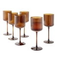 thumbnail image 1 of Member's Mark Ribbed Wine Glasses, 6-Pack, 1 of 3