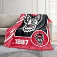 thumbnail image 2 of Logo Brands North Carolina State Wolfpack 60"x70" Super Plush Blanket, 2 of 6