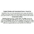 thumbnail image 2 of Coombe Castle English Cheddar with Caramelized Onions, 1.1 lbs., 2 of 7