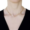 thumbnail image 5 of Paperclip Chain Necklace in 14K Gold, 5 of 7