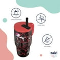 thumbnail image 4 of Zak Designs 16oz Stainless Steel Double-Wall Tumbler for Kids with Straw, Assorted Sets, 4 of 6