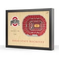 thumbnail image 1 of YouTheFan Ohio State Buckeyes 25-Layer Basketball Stadium View 3D Wall Art, 1 of 5