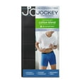 thumbnail image 4 of Jockey Men's 4-Pack Lightweight Cotton Blend 7" Long Leg Boxer Brief, 4 of 5