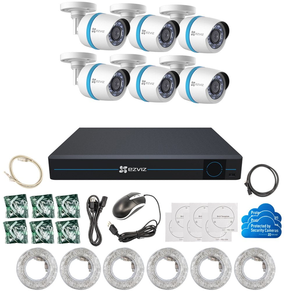 EZVIZ Channel 1080p HD IP NVR Security System with 2TB Hard