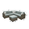thumbnail image 8 of Abbyson Rowan Modular Sectional Set With Sunbrella Fabric, 6pc, 8 of 9