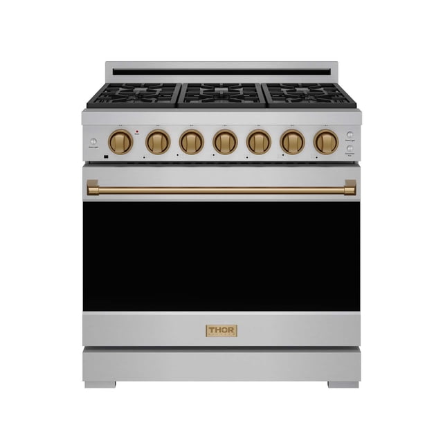 Thor Kitchen Gordon Ramsay Series 36-Inch Professional Gas Range w/ Precision Knobs