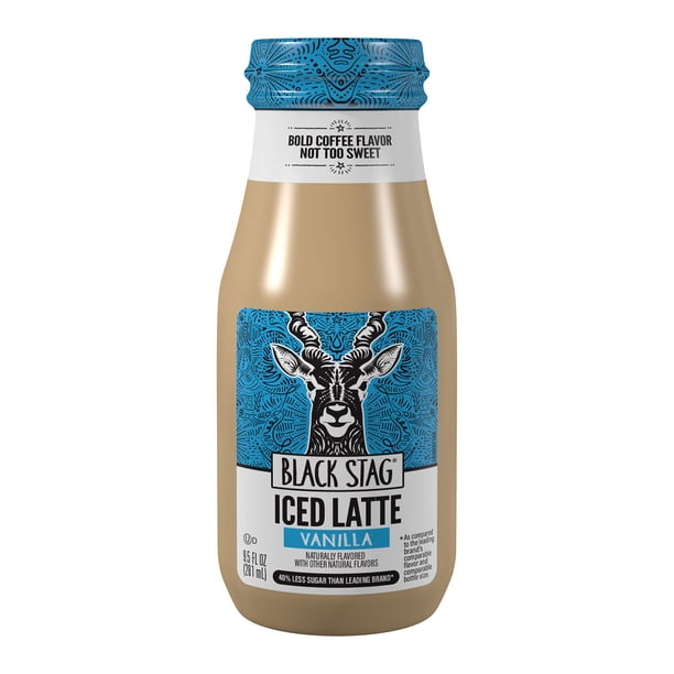 Black Stag Iced Latte, Vanilla Flavored, Ready to Drink 9.5  display picture 1