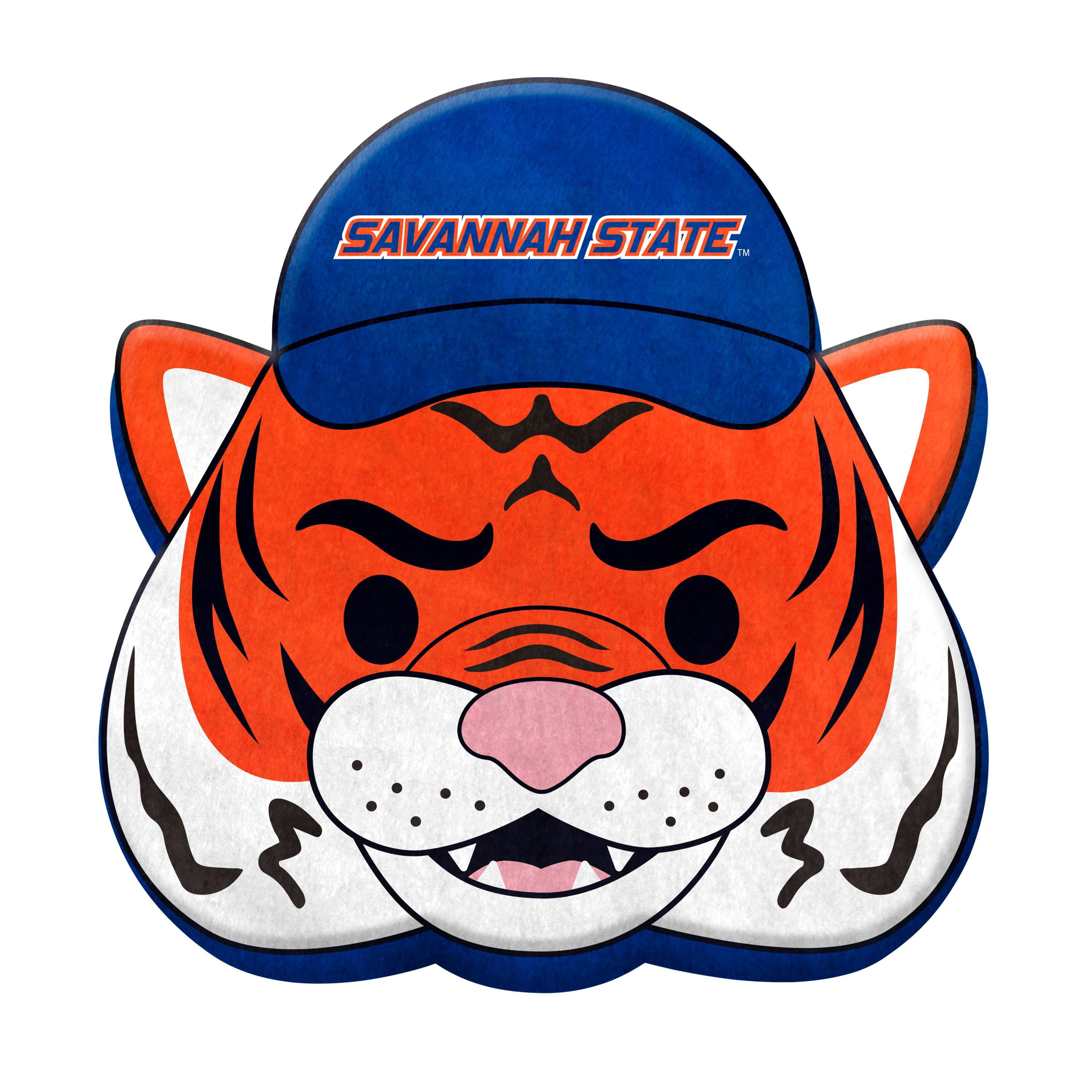 Logo Brands Savannah State Tigers Puff Pillow