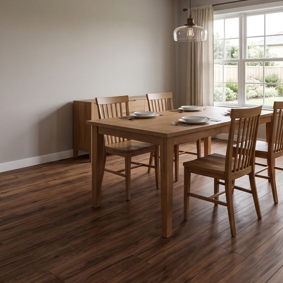 Select Surfaces American Walnut Waterproof AC5 Laminate Flooring 14 mm Thick 7.56 in. W x 47.60 in. L (14.99 sq. ft. / carton)