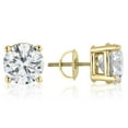 thumbnail image 2 of Round Diamond Studs in 18K Gold, 2 of 3