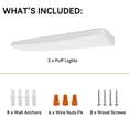 thumbnail image 8 of Cedar Hill 4' LED Flush Mount Puff Light, Choose Your Pack Size, 8 of 8