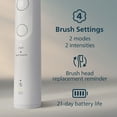 thumbnail image 5 of Philips Sonicare Total Clean Rechargeable Toothbrush, White Handles, 2 pk., 5 of 9