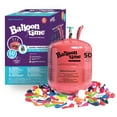 thumbnail image 1 of Balloon Time Jumbo Helium Tank, 12", with 50 9-inch Latex Balloons and Ribbon, 1 of 10