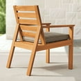 thumbnail image 2 of Member's Mark Lisbon Teak Deep Dining Set with Sunbrella Fabric, 7pc, 2 of 7