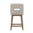 thumbnail image 14 of HH2 Home Upholstered Key Back Wood Adjustable Height Swivel Bar Stool, 14 of 19