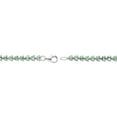 thumbnail image 3 of Lab Created Round Cut Gemstone Tennis Bracelet in Sterling Silver, 3 of 5