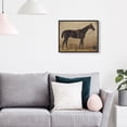 thumbnail image 3 of Emil Volkers - Brauner im Stall Traditional Canvas Print by Oliver Gal Prints, 3 of 4