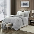 thumbnail image 2 of Swift Home 3-Piece Reversible Faux Fur Sherpa Comforter Set, Assorted Sizes, 2 of 6