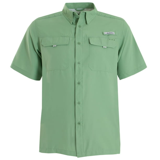 Habit Men's UPF 40+ UV Protection Short-Sleeve Fishing Shirt