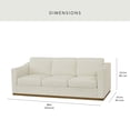 thumbnail image 2 of Member’s Mark Fabric Stationary Sofa with Storage, 2 of 8