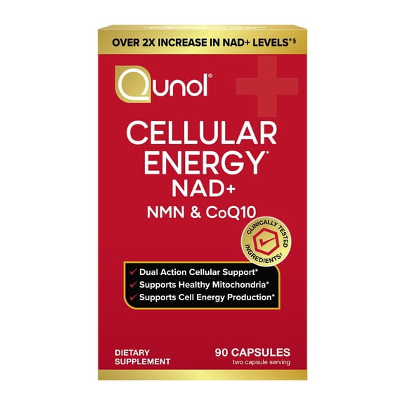 Qunol Cellular Energy NAD+ 90ct Capsules