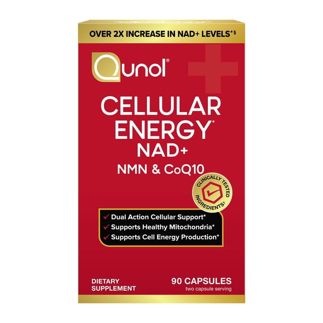 Qunol Cellular Energy NAD+ 90ct Capsules