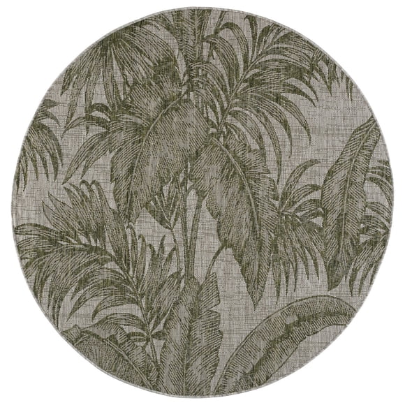 Safavieh Resort Indoor/Outdoor Round Rug Collection, 6' 7"