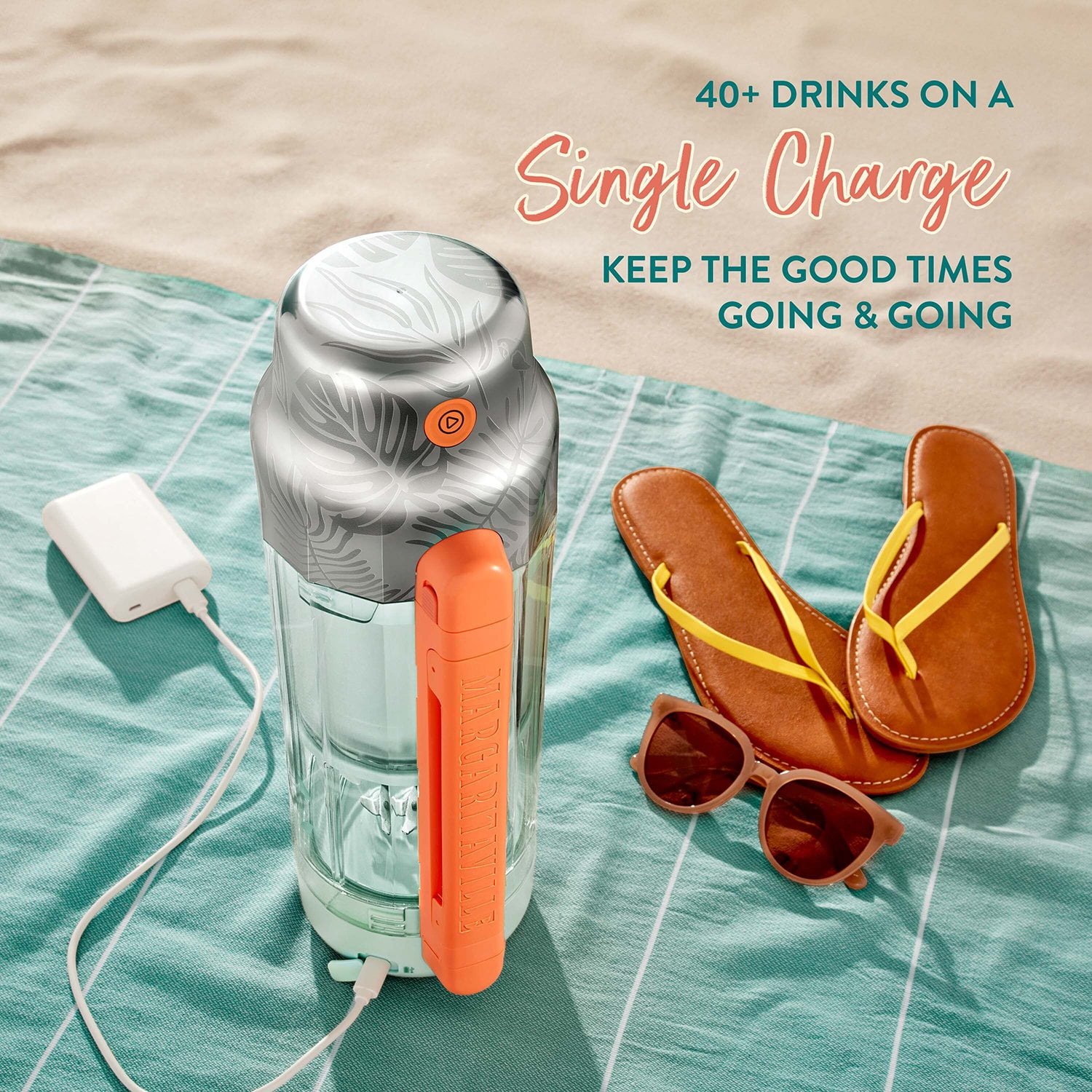 Margaritaville Maui On-the-Go Frozen Drink Machine and Portable Blender NEEDS CLEANING