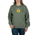 thumbnail image 1 of State of Mine Women's Embroidered Flora State Sweatshirt, 1 of 5