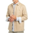 thumbnail image 5 of Nick Graham Men's Linen Overshirt, 5 of 8