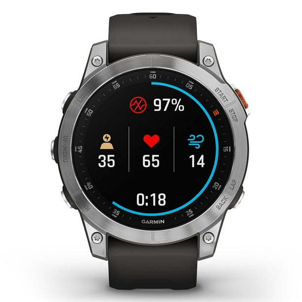 その他 GARMIN EPIX STEEL GRAPHITE Garmin Epix 2nd Generation, 47mm Slate Steel with Graphite Band