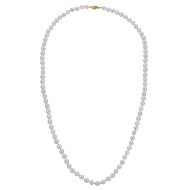 White Cultured Freshwater Pearl Strand Necklace