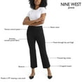 thumbnail image 4 of Nine West Women's Flare Ponte Pants, 4 of 9