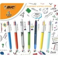 thumbnail image 1 of BIC 4-Color Retractable Ballpoint Pens, Variety Pack, 7 Count, 1 of 17