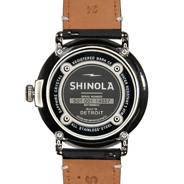 Shinola Runwell Quartz Leather Watch, 47mm - Samsclub.com