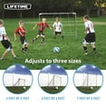 thumbnail image 2 of Lifetime® Adjustable Size Portable Soccer Goal, 2 of 11