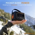 thumbnail image 8 of Wattbricks Energy 120-Watt Peak With 99.2Whr Portable Power Station & 30-Watt Portable Solar Panel Bundle, 8 of 9
