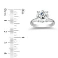 thumbnail image 5 of 4.07 CT T.W. Round Cut Solitaire Diamond Ring in 18K Gold, 5 of 5