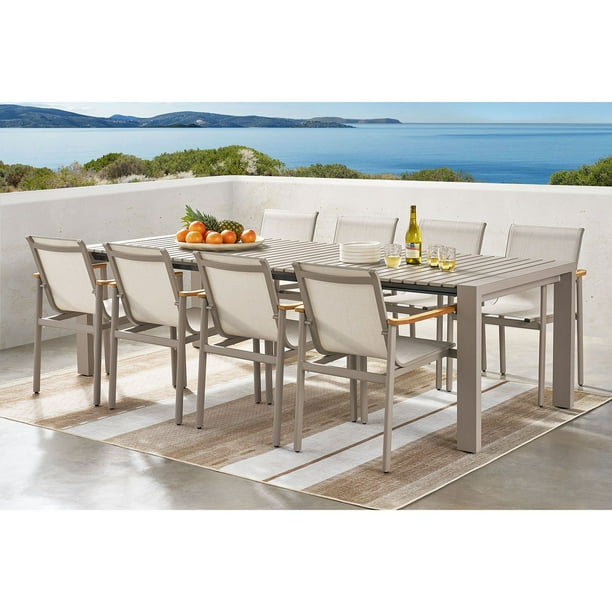 Member's Mark Aria Extension Dining Set, 9pc - Samsclub.com