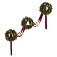 thumbnail image 4 of Member's Mark Pre-Lit Wreath Décor with Velvet Sash, 4 of 7