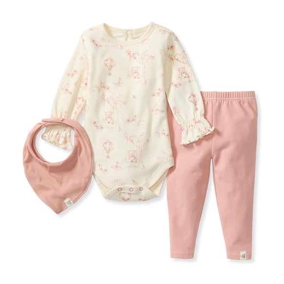 Burt's Bees Baby Organic Cotton 3-Piece Outfit Set