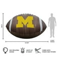 thumbnail image 4 of Logo Brands Michigan Wolverines Pre-Lit 10'x6' Inflatable Football, 4 of 6
