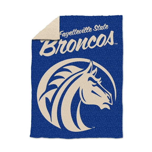 Logo Brands Fayetteville State Broncos Luxe Dreams Throw, 60" x 80"