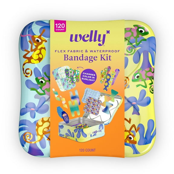 Welly Assorted Color Changing Bandage Kit, 120 ct.