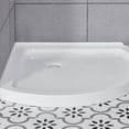 thumbnail image 17 of Breeze 38” x 38” x 77” Corner Shower Kit with Clear Glass, Walls, Base and Hardware, 17 of 19
