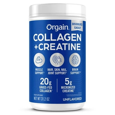 Orgain® Collagen+Creatine, 31.2 oz.