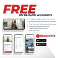 thumbnail image 3 of Sunny Health & Fitness Endurance Smart Recumbent Exercise Bike, 3 of 11