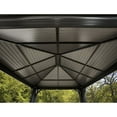 thumbnail image 3 of Sojag Mykonos Aluminum and Steel Gazebo, Dark Gray, Various Sizes, 3 of 9